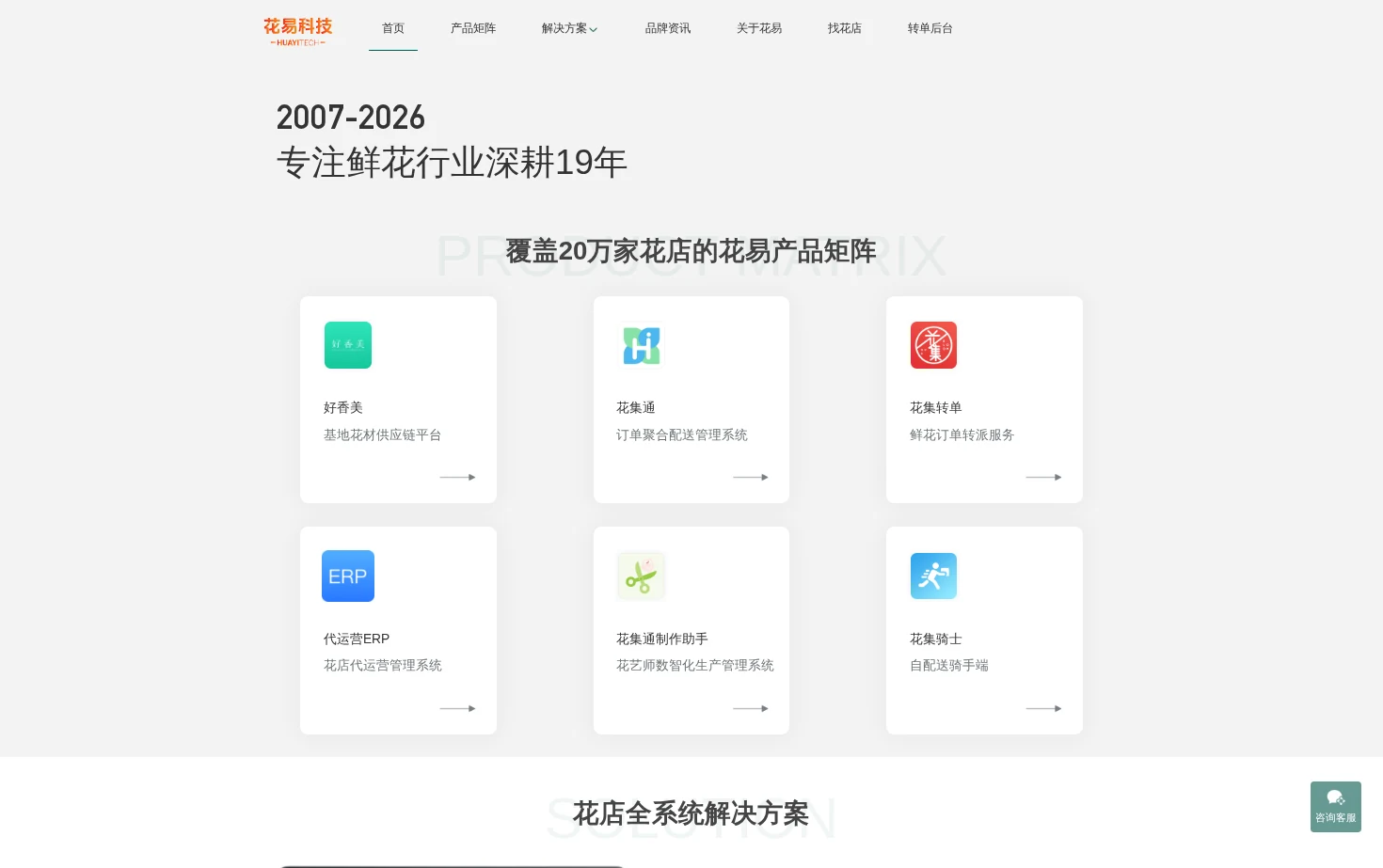 花易科技 页面快照